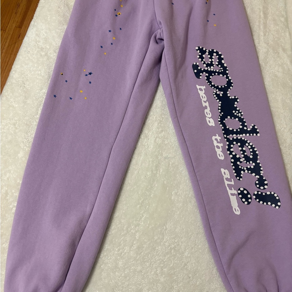 Purple Men’s Sp5der Sweatpants for men